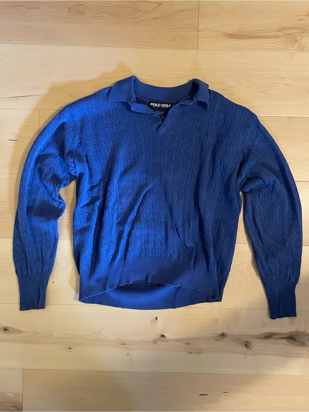 Vintage Ralph Lauren Polo Golf Cable-Knit (L)